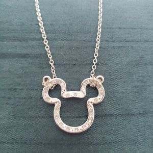 Mickey Mouse rhinestone necklace